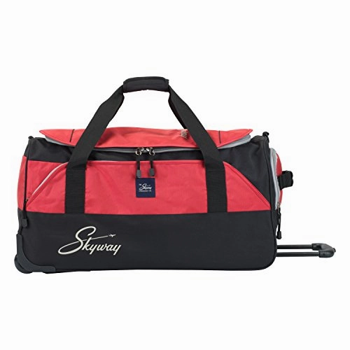 Save Big Today Online Exclusive Steal Skyway Sodo 26-Inch Rolling Duffel, True Red