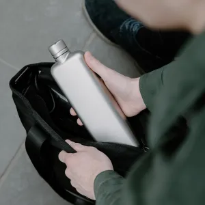 Weekend Flash Offer EndofWeek Deals Slim Stainless Steel Memobottle (Satin) 600Ml