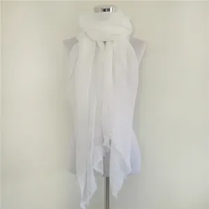 Solid Color Linen Cotton Winter/Autumn Scarves For Women - 20 Colours Trending Hot Picks