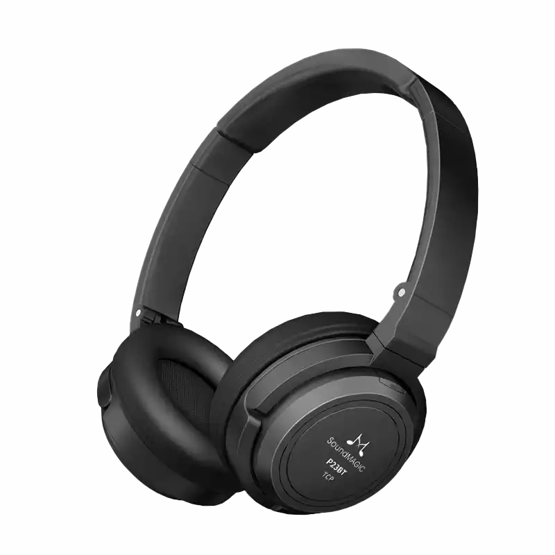Soundmagic P23Bt - Portable Wireless Bluetooth Headphones - Black Instant Savings Inside Shop Grab Offer