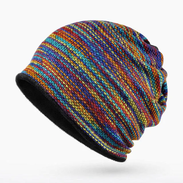 Shop Smart Deals Big Clearance Event Men'S Fashion Winter Beanies/Collar Scarf With Velvet Inside