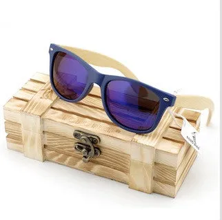 Clearance Alert Now Today Only Discount Vintage Style Wooden Leg Sunglasses In Wood Gift Box - Green,Blue,Silver,Gold
