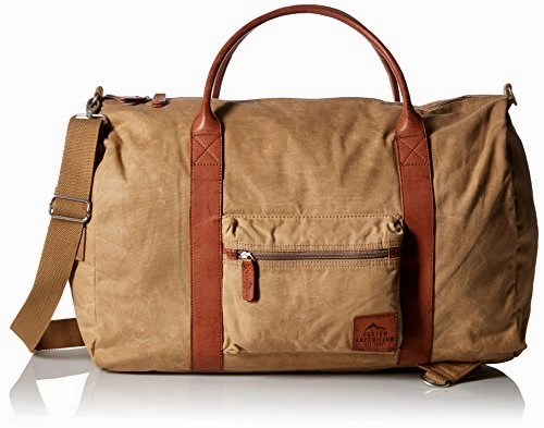 Buxton Men'S Expedition Ii Huntington Gear Canvas Convertible Duffel, Tan Shop the Savings Now Today Only Hot Pick