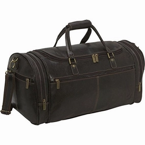 Ledonne Distressed Leather Overnighter Duffel Deal of the Day Special Surprise Sale