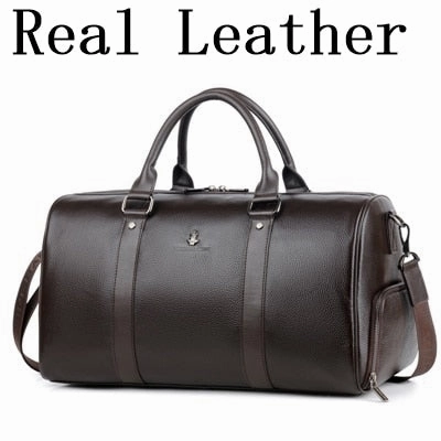 Grab Save Today Purani Men Travel Bag For Luggage Men Genuine Leather Duffel Bag Suitcase Carry On Luggage Bags Big