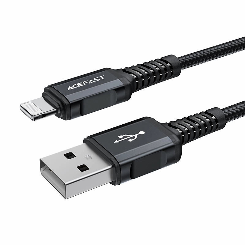 Shop Grab Offer Perfect Gift Offer Acefast C4-02 Usb-A To Lightning Aluminum Alloy Charging Data Cable (1.8M)