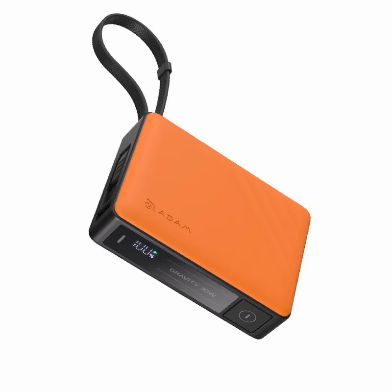 Adam Elements Gravity - 30W Fast Charging Power Bank With Built-In Cable Sweet Deal Today