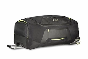 High Sierra At8 Wheeled Duffel Bag, Black/Zest, 34" Trending Hot Deal