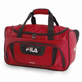 Fila Ace 2 Small Duffel Gym Sports Bag, Red, One Size Clearance Savings Now Flash Discount Today