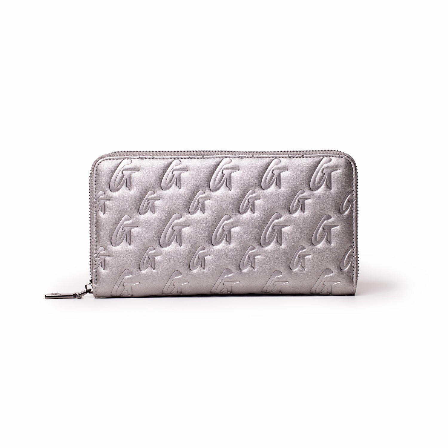 Steal Todays Offer Deal Frenzy Today Jumbo Monogram Wallet - Platinum