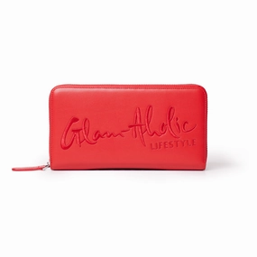 Special Deal Frenzy Jumbo Signature Logo Wallet - Red