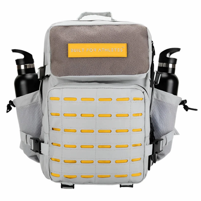Built For Athletes  - - Hero 2.0 Backpack - 25L - Grey & Yellow Exclusive Savings Event Dont Miss Todays Deal