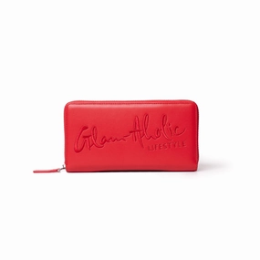 Surprise Offer Now Mega Savings Now Standard Signature Logo Wallet - Red