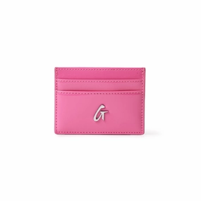 MustHave Steals Standard Silver Card Holder - Mirror Hot Pink