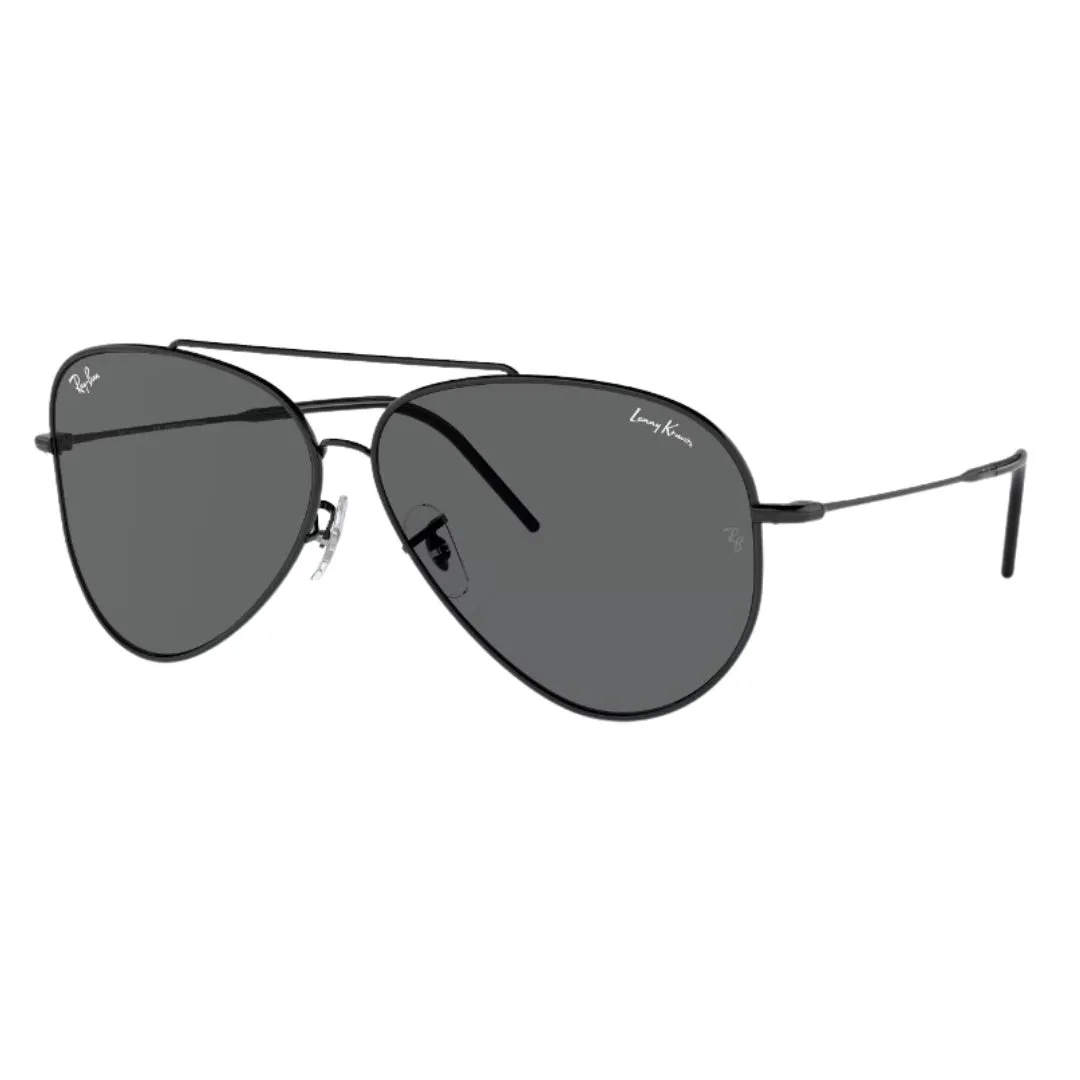 Ray-Ban Aviator Reverse Rbr0101S 002/Gr 62 - Black Frame, Dark Grey Lens Shop Hot Deals Special Online Offer