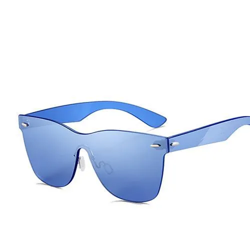 Men'S Fashion Rimless Sunglasses - Green Revo,Blue Revo,Yellow,Smoke,Light Blue,Light Green Hot Sale Alert