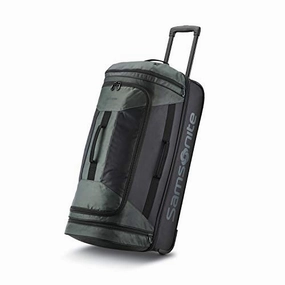 Samsonite Andante 2 Boxed Drop Bottom Wheeled Duffel 28, Moss Green/Black Todays Mega Savings Weekend Sale Special