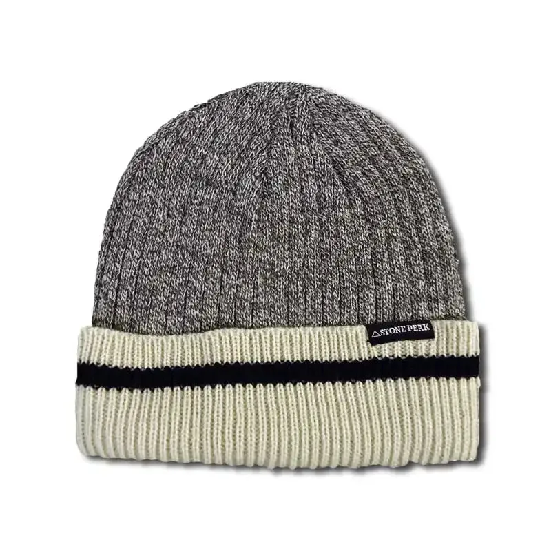 Big Hot Sale Stone Peak Knit Beanie