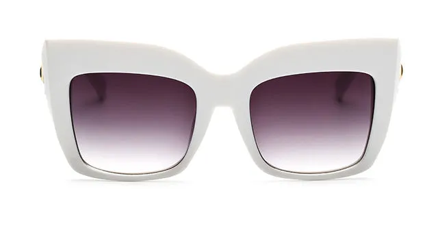 Steal the Deal Now Summer Fashion Women'S Cat Eye Sunglasses - Black,Silver Mirror,Rose Gold,White Gray
