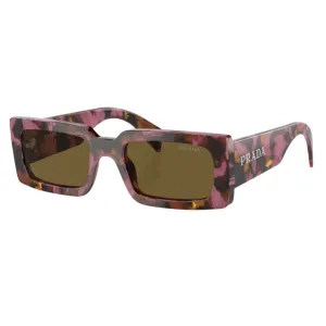 Prada Pr A07S 18N01T - Mahogany Frame Dark Brown Lenses Daily Hot Deal