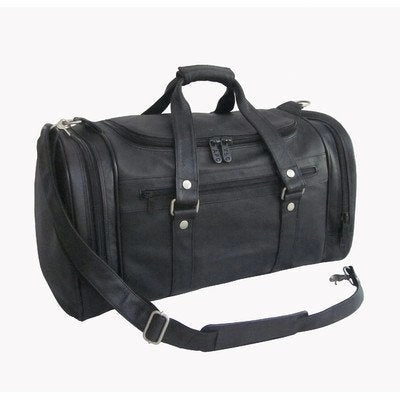 Special Steal Event Grab Your Hot Pick Amerileather 22" Jumbo Duffel Black/Duffel/Leather