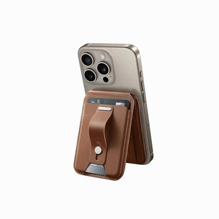 Special Deal Frenzy Esr 2K616 Grip Vegan Leather Wallet Serie Genuine Leather With Halolock Magnetic Core Compatible With Magsafe