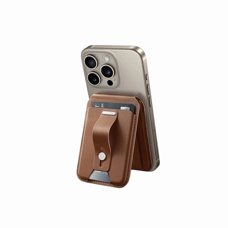 Special Deal Frenzy Esr 2K616 Grip Vegan Leather Wallet Serie Genuine Leather With Halolock Magnetic Core Compatible With Magsafe
