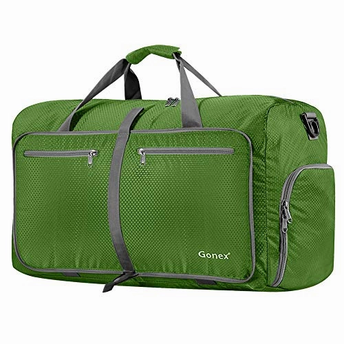 Gonex 80L Packable Travel Duffle Bag, Large Lightweight Luggage Duffel (Green) Daily Clearance Deal New Arrival Discount