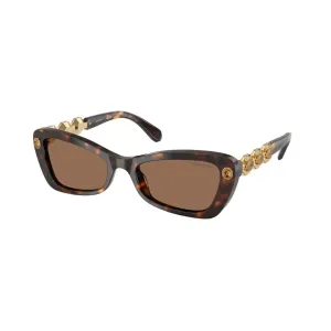 Grab Your Savings Swarovski Sk6033 100273 WomenS Sunglasses C Havana, Dark Brown Lenses