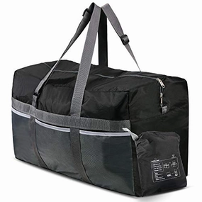 Redcamp 75L Foldable Duffel Bag Large Size Lightweight & Multifunction, 25" Water Resistant Travel Duffle Bag For Men Women, Black Today Only Hot Sale Today Only Special