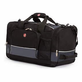 Special Savings Today Swissgear 20" Duffel Bag | Gym Bag | Travel Duffle Bags | Men'S And Women'S - Grey/Black