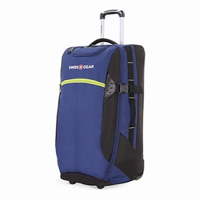 Swissgear Extra Large Lightweight Rolling Duffel, Blue/Green Special Deal Frenzy