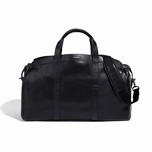 Save More Now The Gateway Duffel Black Leather Bag By Hook & Albert