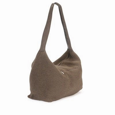 The Sak Women'S Sport Crochet Large Duffel Hobo Bag,Taupe Best Price Today
