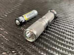 Titanium Aaa Flashlight By Maratac? Rev 5 Hot Price Drop