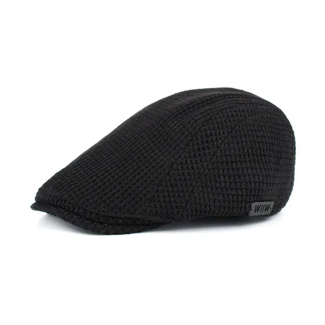 Sweet Deal Inside Special Deal Frenzy Fashion Winter Cotton Beret Hat For Men-Coffee,Black,Beige