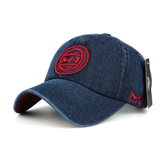 High Quality Snapback Cap Denim Baseball Hats For Men Shop Grab Now Mega Online Discount