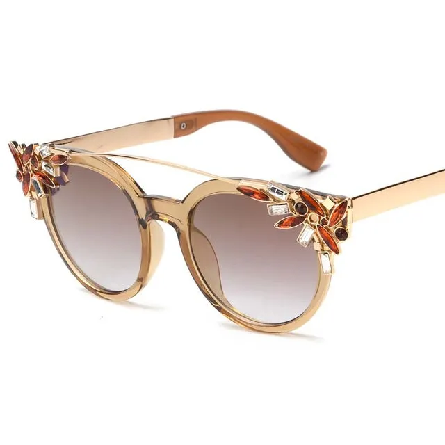 MustHave Deals Daily Special Offer Women'S Fashion Summer Sunglasses With Crystal Decoration