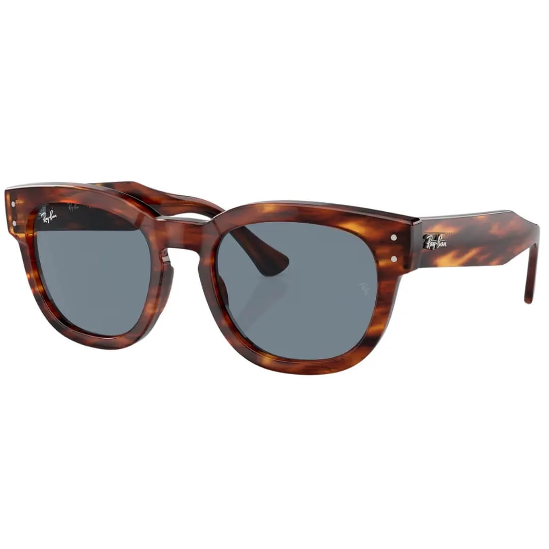 Shop Grab Savings Flash Sale Alert Now Ray-Ban Mega Hawkeye Rb0298S 954/62 - Striped Havana With Blue Lens