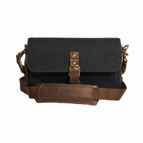 Instant Discount Ona Bowery Messenger Bag, Waxed Canvas - Black