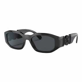 Versace Ve4361 536087 Sunglasses - Black Frame, Dark Grey Lens Perfect Gift Offer
