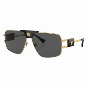 Daily Deal Frenzy Versace Ve2251 100287 Sunglasses - Gold Frame, Dark Grey Lens