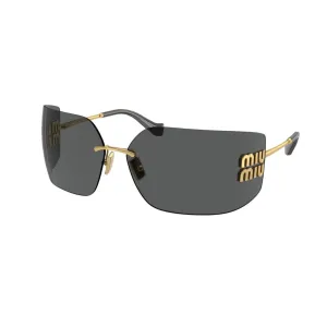 MustHave Deals Miu Miu Mu 54Ys 5Ak5S0 WomenS Sunglasses C Gold Frame, Dark Grey Lenses