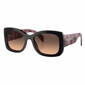 Prada Pr A08S 12O50C - Mahogany Frame Brown Gradient Grey Shop Now Save