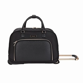 Mega Hot Offer Kensie Luggage Kensie 21 Inch Rolling Duffel, Black, One Size
