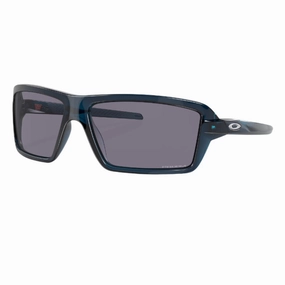 Shop Today Save Oakley Cables Oo9129 912917 Transparent Poseidon Prizm Grey