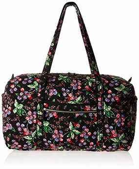 Shop the Savings Now Vera Bradley Women'S Iconic Large Travel Duffel-Signature, Winter Berry, One Size
