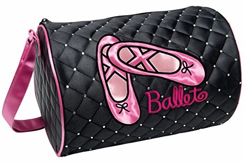 Best Deal Today Danshuz Quilted Rhinestone Ballet Duffel Bag