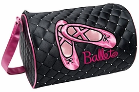 Best Deal Today Danshuz Quilted Rhinestone Ballet Duffel Bag