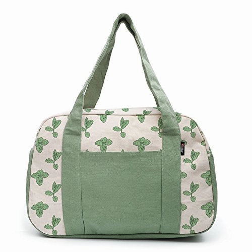 Women'S Mint Leaves-1 Printed Canvas Duffel Travel Bags Was_19 Deal of the Day Online Deal Frenzy